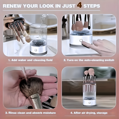 Rechargeable Electric Makeup Brush Cleaner & Dryer – USB Powered