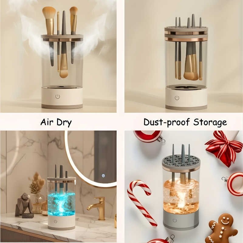 Rechargeable Electric Makeup Brush Cleaner & Dryer – USB Powered