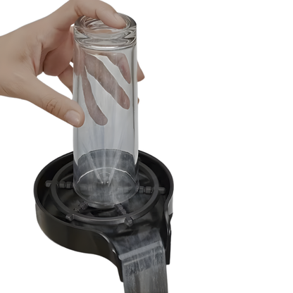 Easy-Install High-Pressure Glass Rinser – Multi-Nozzle Faucet Attachment