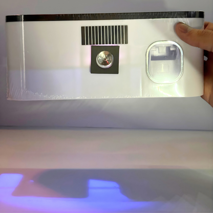 Smart Toothbrush Sanitizer + Toothpaste Dispenser — All-in-One Bathroom Organizer