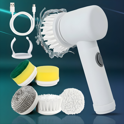 Cordless Electric Spin Cleaner – Powerful Scrubber for Dishes, Sinks & Surfaces