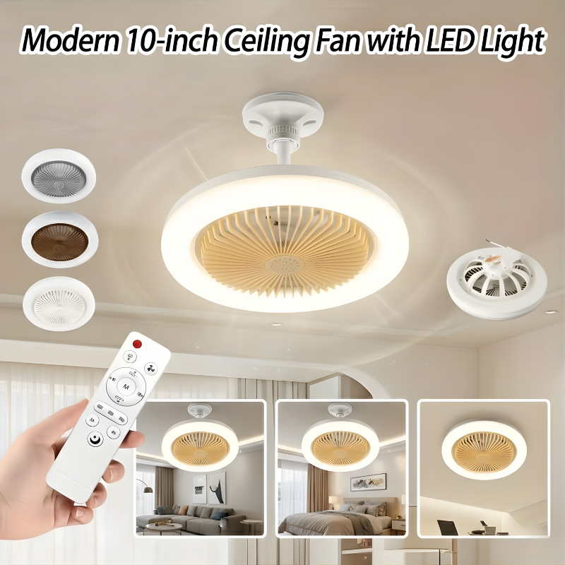 Ceiling Fan Light with Remote Control – Easy Install LED Fan Light