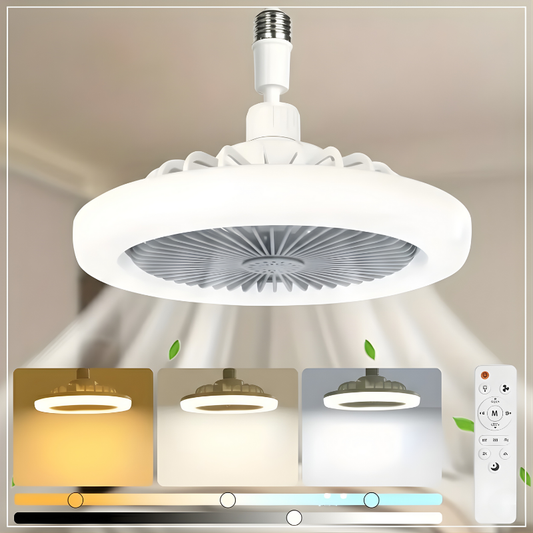 Ceiling Fan Light with Remote Control – Easy Install LED Fan Light